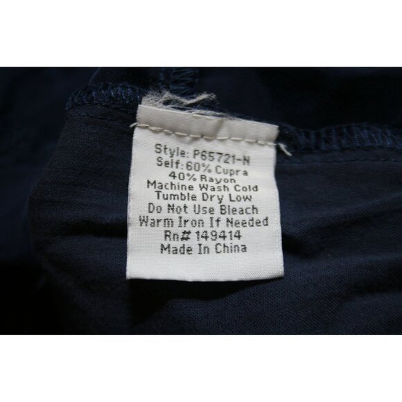 Johnny Was Pete & Greta Blue Joggers Womens Medium Cupra Blend Everyday Luxury - Picture 3 of 6